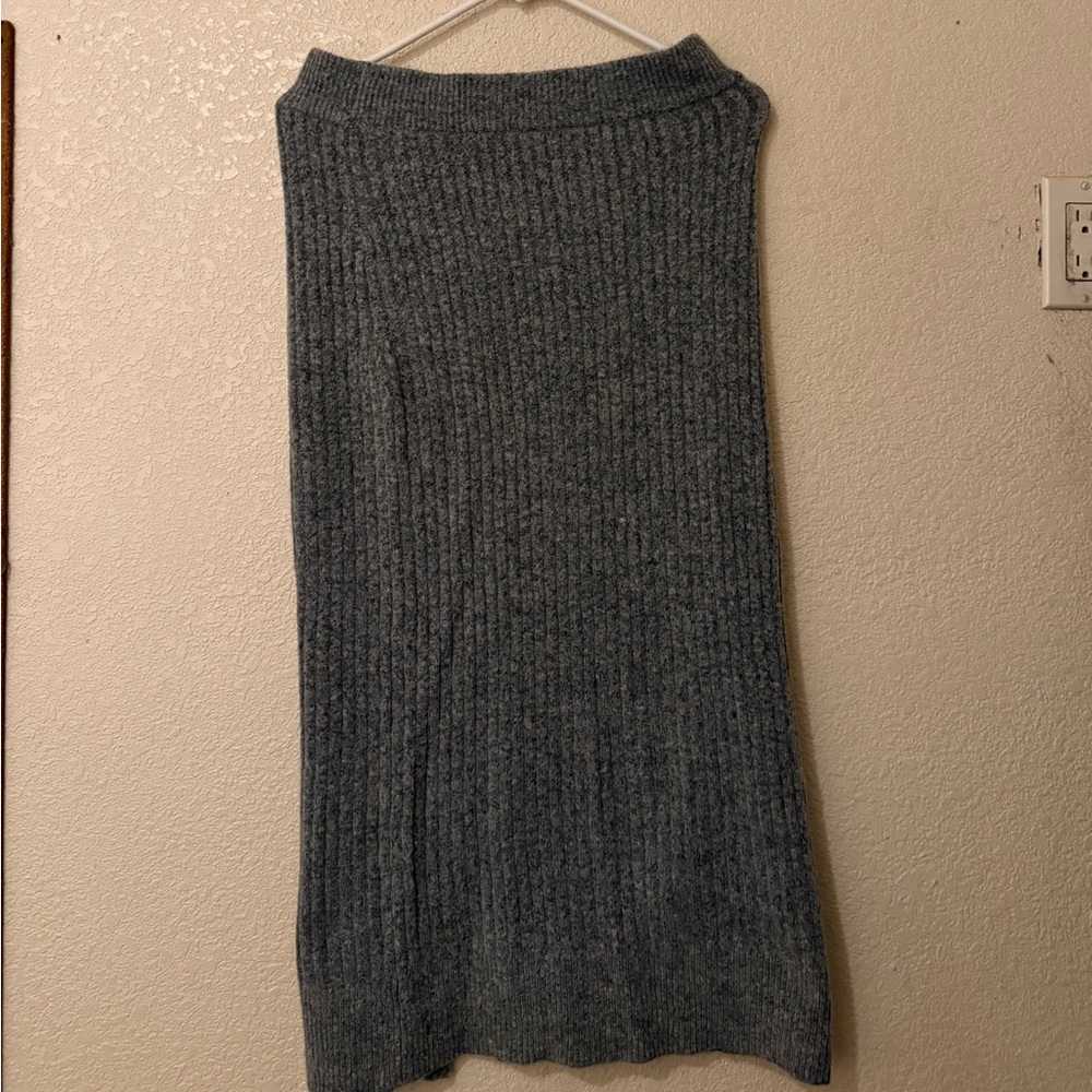 H&M Gray Maxi Skirt